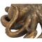 Black Polystone Coastal Sculpture, Octopus 5" x 11" x 7"